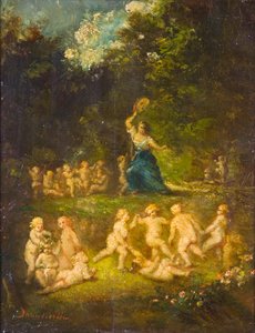 Les gambades, 1844-1886 - Adolphe Monticelli