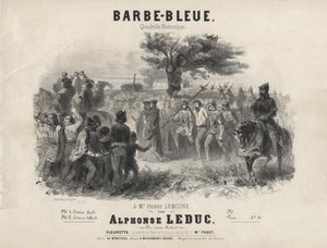 Alphonse Leduc - Barbe-Bleue, quadrille historique