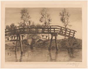 Pont - Adolphe P.H J. van Weezel Errens (signed by artist)