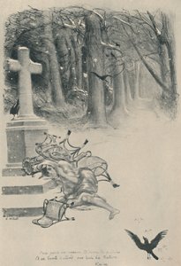 La Cigale, 1919 - Adolphe Leon Willette