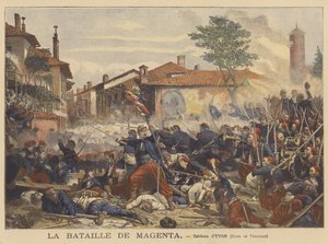 La bataille de Magenta - Adolphe after Yvon