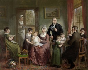 Portrait de la famille d