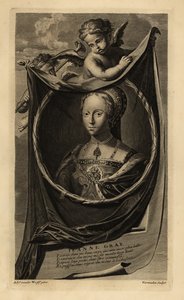 Lady Jane Grey (1537-1554) (gravure) - Adriaan van der (after) Werff