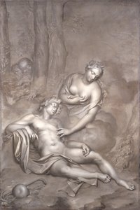 Luna (Diane) rend visite à Endymion endormi, 1696