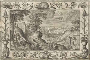 Abraham offrant Isaac - Adriaen Collaert