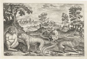 Singes - Adriaen Collaert