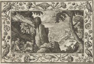 Daniel dans la fosse aux lions - Adriaen Collaert