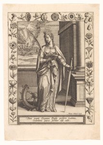 Heilige Catharina - Adriaen Collaert