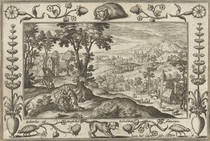 Juda et Tamar - Adriaen Collaert