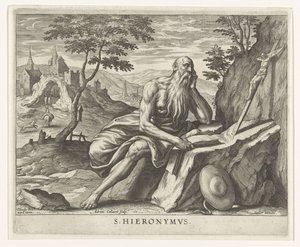 Saint Jérôme - Adriaen Collaert