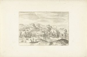 Paysage avec un ruisseau - Adriaen Collaert