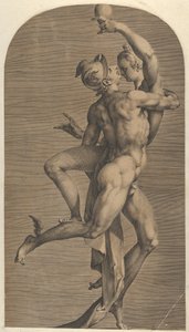 Mercure enlevant Psyché, vers 1621 - Adriaen Collaert