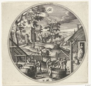 Octobre - Adriaen Collaert