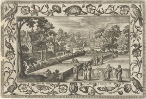 Récolte de blé le jour du sabbat - Adriaen Collaert