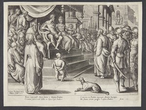 Saint Paul devant Festus et Agrippa - Adriaen Collaert