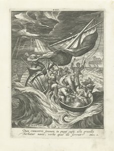Tempête sur la mer de Galilée - Adriaen Collaert