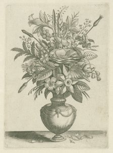 Vase avec fleurs, y compris des jonquilles - Adriaen Collaert
