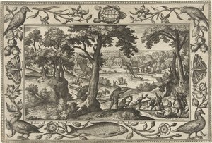 Chasse aux sangliers - Adriaen Collaert