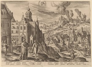 La parabole du royaume des cieux - Adriaen Collaert after Hans Bol