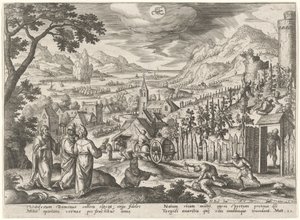 La parabole des vignerons injustes - Adriaen Collaert after Hans Bol