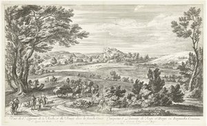 Vue de Saint Laurent de la Roche - Adriaen Frans Boudewyns