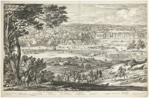 Vue du château de Fontainebleau (feuille de gauche)