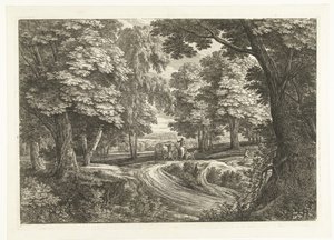 Paysage avec voiture de voyage - Adriaen Frans Boudewyns