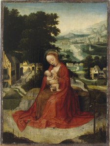 Le Repos pendant la Fuite en Égypte, c.1520-30 - Adriaen Isenbrandt or Isenbrant