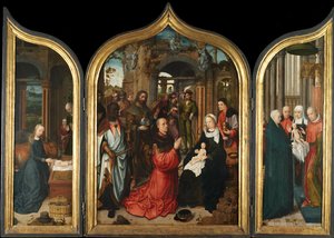 Triptyque, c.1510-12 - Adriaen Isenbrandt or Isenbrant