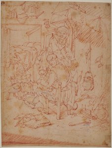 Intérieur hollandais - Adriaen Jansz. van (attr. to) Ostade
