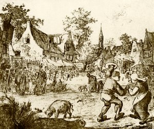Fête foraine néerlandaise - Adriaen Jansz. van Ostade