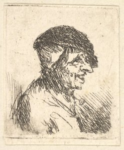 Tête de paysan, 17ème siècle - Adriaen Jansz. van Ostade