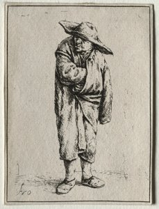 Paysant avec sa main dans son manteau - Adriaen Jansz. van Ostade