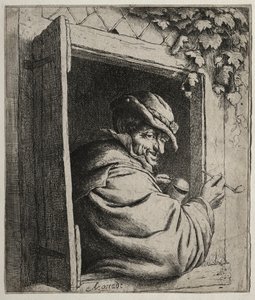 Le Fumeur à la fenêtre - Adriaen Jansz. van Ostade