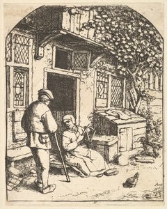 Le Bobineur, 1610-85 - Adriaen Jansz. van Ostade