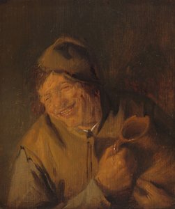 Le joyeux paysan, 1630-50 - Adriaen Jansz. van Ostade