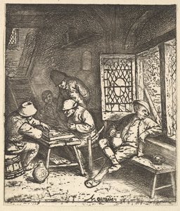 Joueurs de Tric Trac, 1610-85 - Adriaen Jansz. van Ostade