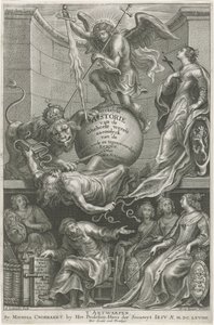 Page de titre allégorique avec l