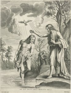 Baptême du Christ - Adriaen Lommelin