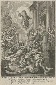 Saint François de Paule guérit les malades