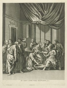 Le Lavement des pieds de Pierre - Adriaen Lommelin