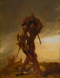 Un soldat suisse : Un mercenaire, vers 1609-62 - Adriaen Pietersz. van de Venne