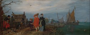 Automne (Conversation) - Adriaen Pietersz van de Venne