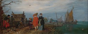 Automne (Conversation), 1625 - Adriaen Pietersz van de Venne