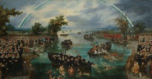 Pêche aux âmes : allégorie sur la jalousie des différentes religions pendant la Trêve de Douze Ans entre la République néerlandaise et l