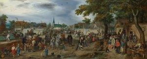 Le prince Maurice et Frédéric-Henri à la foire aux chevaux de Valkenburg, 1618