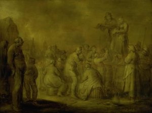 Chanteurs de rue - Adriaen Pietersz. van de Venne
