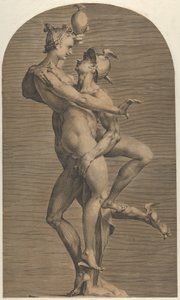 Mercure enlevant Psyché - Adriaen de Vries