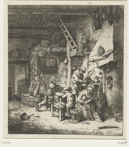 Famille paysanne à l