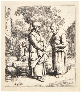 Les deux commères - Adriaen van Ostade